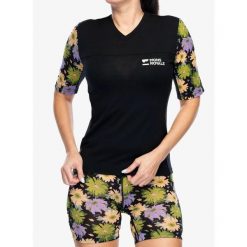 Koszulka rowerowa damska Mons Royale Redwood Enduro VT. Czarne koszulki damskie Mons Royale, bez wzorów, bez kołnierzyka, bez ramiączek. Za 272.99 zł.
