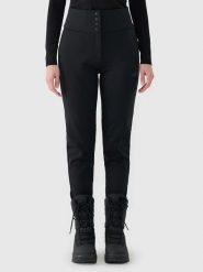 4F Spodnie funkcyjne w kolorze czarnym rozmiar: L. Czarne spodnie dresowe damskie 4F, l, bez wzorów, outdoorowe. Za 157.35 zł.