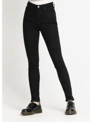 Lee Dżinsy "Ivy" - Skinny fit - w kolorze czarnym rozmiar: W26/L33. Czarne jeansy damskie Lee, z podwyższonym stanem. Za 100.99 zł.