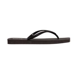 Klapki damskie Softee Capri. Czarne kapcie damskie Softee, bez wzorów, bez obcasa, bez zapięcia. Za 138.99 zł.