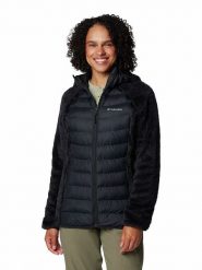Columbia Kurtka funkcyjna "Powder Lite II Sherpa" w kolorze czarnym rozmiar: XL. Czarne kurtki sportowe damskie Columbia, xl, bez wzorów, bez kaptura. Za 219.95 zł.