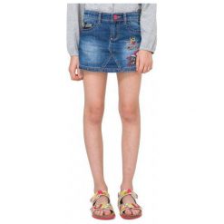 Desigual Spódnica Dziewczęca Gargalla 116 Niebieski. Niebieskie spódnice dziewczęce Desigual. W wyprzedaży za 199.00 zł.