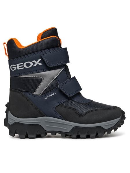 Geox Śniegowce J Himalaya Boy B Abx J46FRE 0FU50 C4002 M Granatowy. Niebieskie buty zimowe chłopięce Geox, ze skóry, bez zapięcia. Za 219.99 zł.