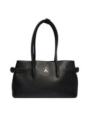 Patrizia Pepe Torebka 8B0305/L162 Czarny. Czarne kuferki damskie Patrizia Pepe, ze skóry, bez dodatków. Za 1,709.00 zł.