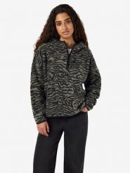 Noisy may Bluza "Cozy" w kolorze czarno-zielonym rozmiar: L. Zielone bluzy damskie Noisy may, l, bez wzorów, z kapturem. Za 164.95 zł.