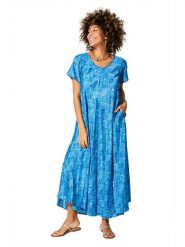 Aller Simplement Sukienka w kolorze niebieskim rozmiar: 38/40. Niebieskie sukienki damskie Aller Simplement, bez wzorów, bez ramiączek. Za 65.99 zł.