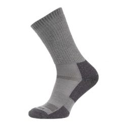 Skarpety Trekkingowe Na Giean Enhanced Medium Weight Crew Grey. Szare skarpetki damskie NA GIEAN, bez wzorów, z wełny. Za 79.99 zł.
