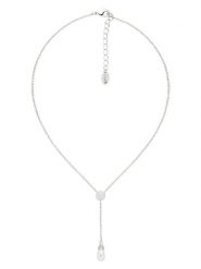 U.S. Polo Assn. Naszyjnik z zawieszką - dł. 37 cm rozmiar: onesize. Szare naszyjniki damskie U.S. Polo Assn., z kryształem, metalowe. Za 86.99 zł.