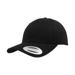 Klasyczna Czapka Snapback Z Zakrzywionym Daszkiem. Niebieskie czapki z daszkiem damskie FLEXFIT, bez wzorów, z bawełny. Za 65.99 zł.