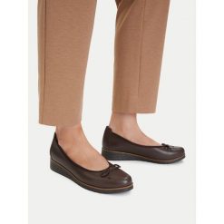 Baleriny Lasocki. Brązowe balerinki damskie Lasocki, bez wzorów. Za 179.99 zł.
