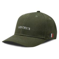 Czapka z daszkiem Les Deux. Zielone czapki z daszkiem damskie Les Deux, bez wzorów. Za 119.99 zł.
