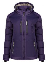 Geographical Norway Kurtka zimowa "Beachwood" w kolorze fioletowym rozmiar: S. Różowe kurtki damskie Geographical Norway, na zimę, s, z aplikacjami, z puchu, bez kaptura. Za 340.99 zł.