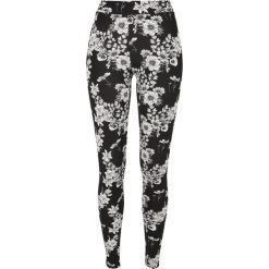 Damskie Legginsy W Delikatne Kwiaty. Czarne legginsy damskie Urban Classics, xs, bez wzorów. Za 75.99 zł.