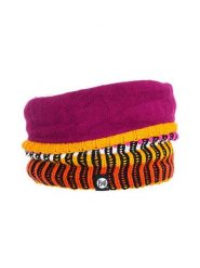 Buff Szal-koło ze wzorem - szer. 21 cm rozmiar: onesize. Żółte szaliki damskie Buff, bez wzorów, z polaru. Za 71.95 zł.