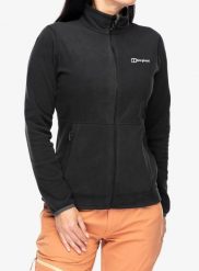 Bluza polarowa damska Berghaus Prism 2.0 Micro IA FL Jacket. Czarne bluzy damskie Berghaus, s, bez wzorów, z materiału, bez kaptura. Za 199.99 zł.