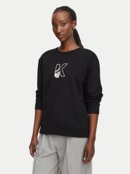 KARL LAGERFELD Bluza B3W20047 Czarny Regular Fit. Czarne bluzy damskie KARL LAGERFELD, l, bez wzorów, z bawełny, bez kaptura. Za 649.99 zł.