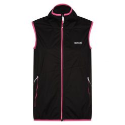 Damska kurtka bez rękawów Regatta Lankin II. Czarne kurtki damskie Regatta, bez wzorów, z puchu, bez kaptura. Za 253.00 zł.