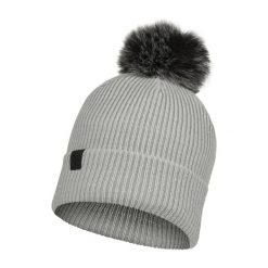 Czapka zimowa damska Buff Knitted Hat. Szare czapki damskie Buff, na zimę, bez wzorów. Za 172.80 zł.