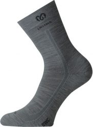 Skarpety merino BWC. Brązowe skarpetki damskie LASTING, bez wzorów, z elastanu. Za 45.00 zł.