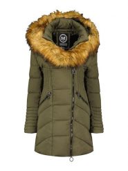 Maison Montaigne Parka "Chamai" w kolorze khaki rozmiar: L. Brązowe parki damskie Maison Montaigne, l, bez kaptura. Za 260.99 zł.