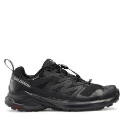 Buty do biegania Salomon. Czarne obuwie sportowe damskie Salomon, z gore-texu, do biegania, gore-tex. Za 459.99 zł.