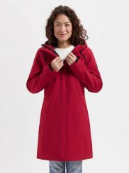 TRAVELIN' Kurtka softshellowa "Erika" w kolorze czerwonym rozmiar: XL. Czerwone kurtki sportowe damskie Travelin', s, z aplikacjami, z polaru, bez kaptura. Za 339.99 zł.