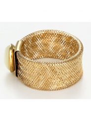 OR ÉCLAT Złoty pierścionek "Nacre flamboyant" rozmiar: onesize. Żółte pierścionki damskie Or Éclat, z perłą, złote. Za 655.78 zł.