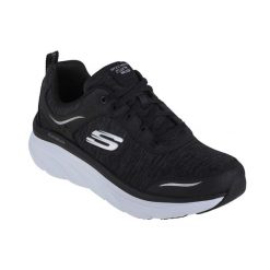 Buty sportowe Sneakersy damskie, Skechers D'Lux Walker-Cool Groove. Czarne obuwie sportowe casual damskie Skechers, trekkingowe. Za 369.99 zł.