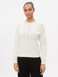 Armani Exchange Bluza 3DYM11 YJEBZ 1125 Écru Regular Fit. Bluzy damskie Armani Exchange, l, bez wzorów, z bawełny, bez kaptura. Za 309.99 zł.