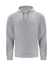 Clique Basic Hoody bluza z kapturem unisex szary melanż – grey melange. Szare bluzy damskie CLIQUE, l, bez wzorów, z bawełny, z kapturem. Za 166.63 zł.