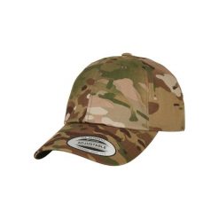 Czapka Urban Classics Low Profile Cotton Twill Multicam®. Brązowe czapki z daszkiem damskie Urban Classics, bez wzorów. Za 89.55 zł.