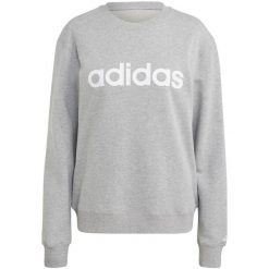 Bluza damska adidas Essentials Linear French Terry. Białe bluzy damskie Adidas, xs, bez wzorów, bez kaptura. Za 199.00 zł.