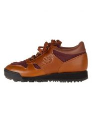 New Balance Skórzane sneakersy "UALGSOG" w kolorze jasnobrązowym rozmiar: 41,5. Brązowe obuwie sportowe damskie New Balance, bez zapięcia. Za 250.35 zł.