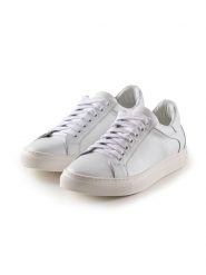 Anna Morellini Skórzane sneakersy "Renatrizia" w kolorze białym rozmiar: 40. Białe obuwie sportowe damskie Anna Morellini, bez zapięcia. Za 375.95 zł.