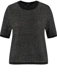 TAIFUN Sweter w kolorze czarnym rozmiar: 46. Czarne swetry klasyczne damskie Taifun, bez kołnierzyka. Za 165.71 zł.