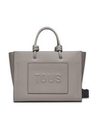 TOUS Torebka La Rue New 395910099 Szary. Szare shopper bag tous, bez wzorów, ze skóry, bez dodatków. Za 899.99 zł.