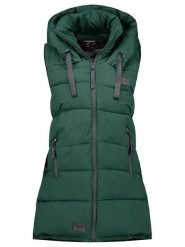 Geographical Norway Kamizelka pikowana "Dolbar" w kolorze morskim rozmiar: M. Niebieskie kamizelki damskie Geographical Norway, m, bez wzorów, bez kaptura. Za 271.03 zł.