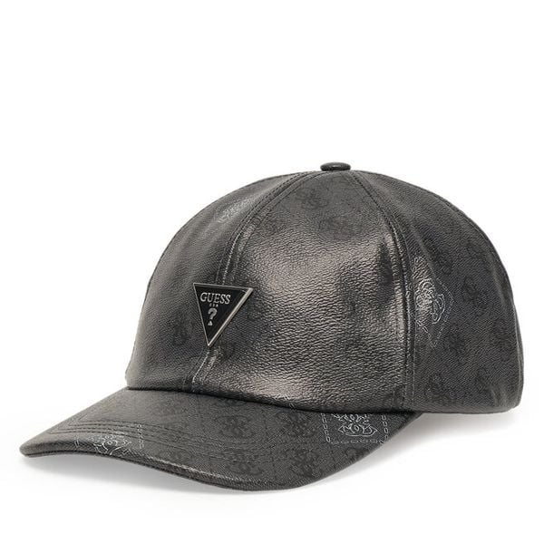 Czapka z daszkiem Guess. Szare czapki z daszkiem damskie Guess, z aplikacjami. Za 199.99 zł.