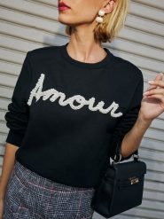 Milan Kiss Bluza w kolorze czarnym rozmiar: M. Czarne bluzy damskie Milan Kiss, m, bez wzorów, bez kaptura. Za 178.79 zł.