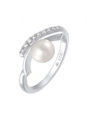 Nenalina Damska elegancka obrączka z perłą hodowlaną słodkowodną i cyrkoniami ze srebra próby 925 Sterling Silver Pierścionki 1 ct Damski. Szare pierścionki damskie Nenalina, z cyrkonią, srebrne. Za 207.39 zł.