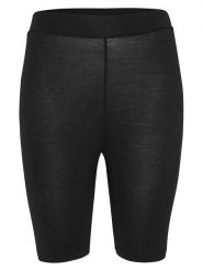 MOSS COPENHAGEN Szorty "Betrina" w kolorze czarnym rozmiar: S/M. Czarne szorty damskie Moss Copenhagen, bez wzorów, z podwyższonym stanem. Za 85.95 zł.