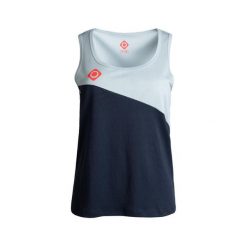 Koszulka techniczna ABI W V2: wygoda, oddychalność i szybkie schnięcie. Niebieskie bluzki damskie Izas, m, bez wzorów, sportowe, bez kołnierzyka, bez ramiączek. W wyprzedaży za 121.70 zł.