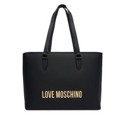 Torebka LOVE MOSCHINO. Czarne shopper bag Love Moschino, bez wzorów, bez dodatków. Za 1,049.00 zł.