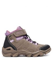 Primigi Śniegowce GORE-TEX 2391844 D Beżowy ciemny. Brązowe kozaki dziewczęce Primigi, bez wzorów, z gore-texu, bez obcasa, bez zapięcia. Za 419.99 zł.