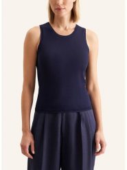 Seidensticker Top w kolorze granatowym rozmiar: M. Niebieskie swetry klasyczne damskie Seidensticker, m, bez kołnierzyka. Za 135.17 zł.