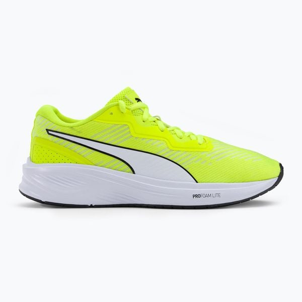 Buty do biegania dla dorosłych PUMA Aviator Profoam Sky 12. Zielone obuwie sportowe damskie Puma, bez zapięcia, do biegania. Za 243.99 zł.
