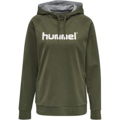 Damska bluza z kapturem Hummel Hmlgo Logo. Brązowe bluzy damskie Hummel, s, bez wzorów, z polaru, z kapturem. W wyprzedaży za 202.25 zł.