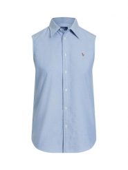 Polo Ralph Lauren Koszula 211968896002 Błękitny Classic Fit. Niebieskie koszule damskie Polo Ralph Lauren, xl, bez wzorów, z bawełny, bez kołnierzyka, bez ramiączek. Za 319.99 zł.