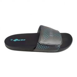 Beco beactive klapki unisex czarno-turkusowe. Szare klapki damskie 47 Brand, bez wzorów, z materiału, bez obcasa, bez zapięcia. Za 250.99 zł.