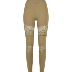 Legginsy damskie Urban Classics Laces Inset. Zielone legginsy damskie Urban Classics, l, bez wzorów. Za 160.50 zł.